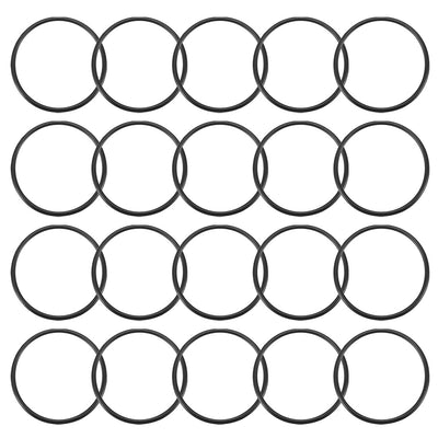 Harfington Nitrile Rubber O-Rings, Metric Nitrile Rubber Sealing Gasket, Pack of 20