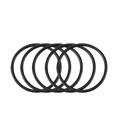 Harfington Nitrile Rubber O-Rings, Metric Nitrile Rubber Sealing Gasket Black Pack of 30