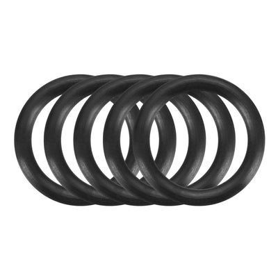 Harfington Nitrile Rubber O-Rings Metric Buna-N Sealing Gasket 100Pcs