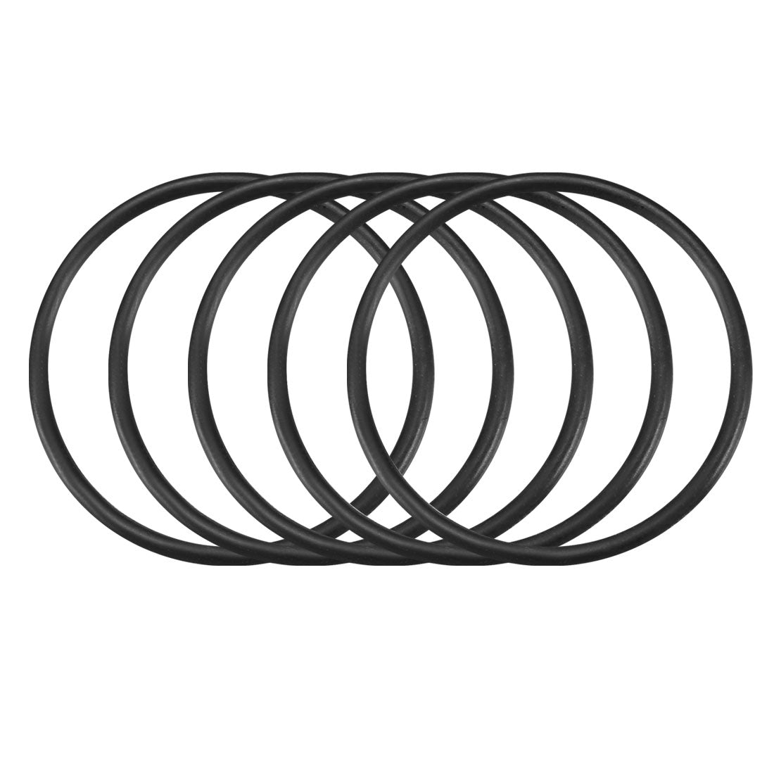 Harfington Nitrile Rubber O-Rings Metric Buna-N Sealing Gasket, 50Pcs