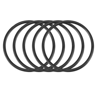 Harfington Nitrile Rubber O-Rings Metric Buna-N Sealing Gasket Black Pack of 25