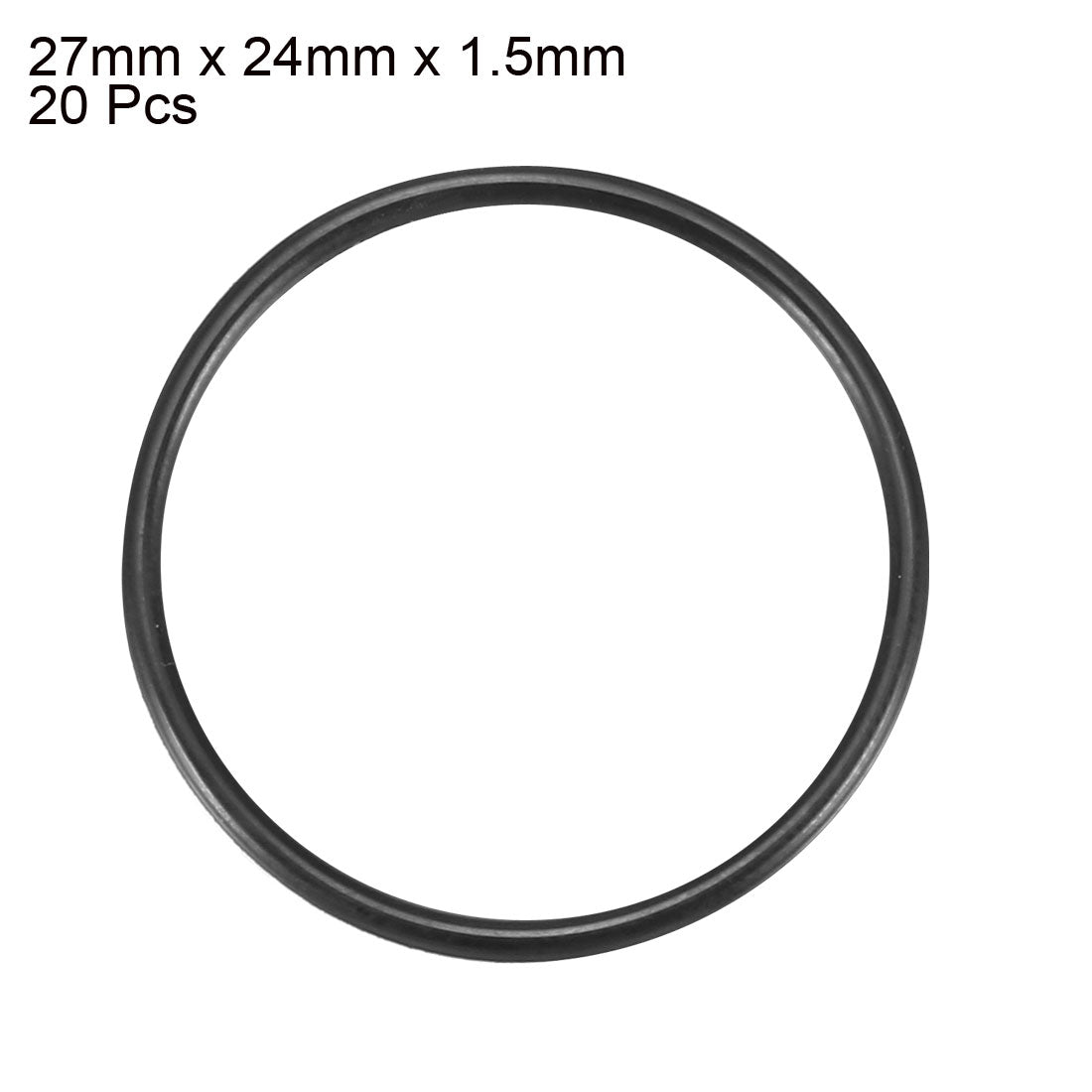 Harfington Nitrile Rubber O-Rings, Metric Nitrile Rubber Sealing Gasket, Pack of 20