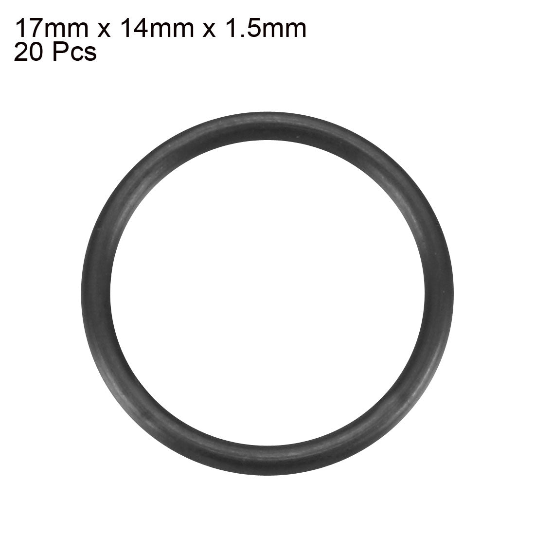 Harfington Nitrile Rubber O-Rings, Metric Nitrile Rubber Sealing Gasket, Pack of 20