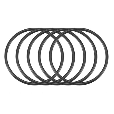 Harfington Nitrile Rubber O-Rings, Metric Nitrile Rubber Sealing Gasket Black Pack of 30