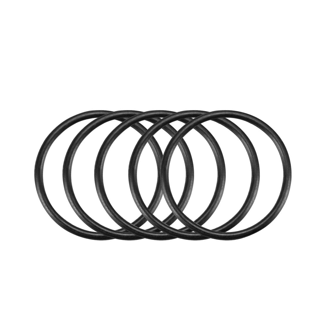 Harfington Nitrile Rubber O-Rings Metric Buna-N Sealing Gasket, 50Pcs