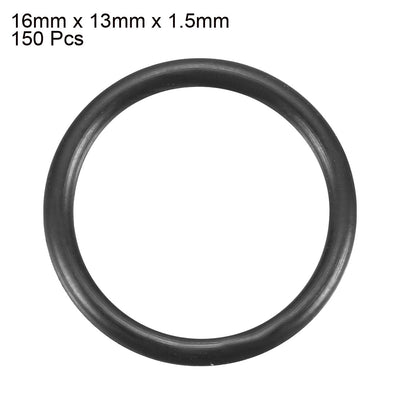 Harfington Nitrile Rubber O-Rings Metric Nitrile Rubber Sealing Gasket Pack of 150