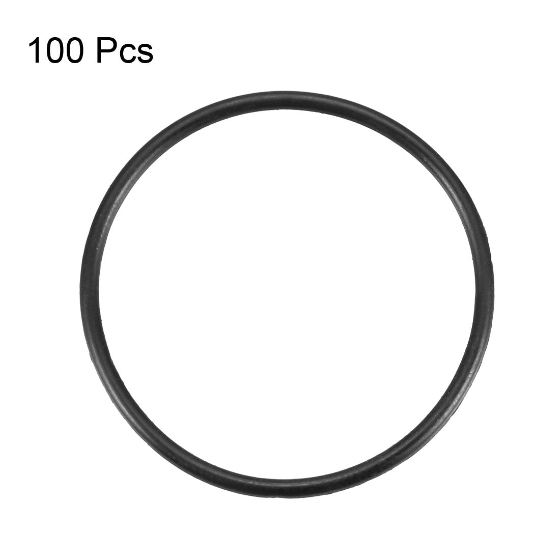 Harfington Nitrile Rubber O-Rings Metric Buna-N Sealing Gasket 100Pcs