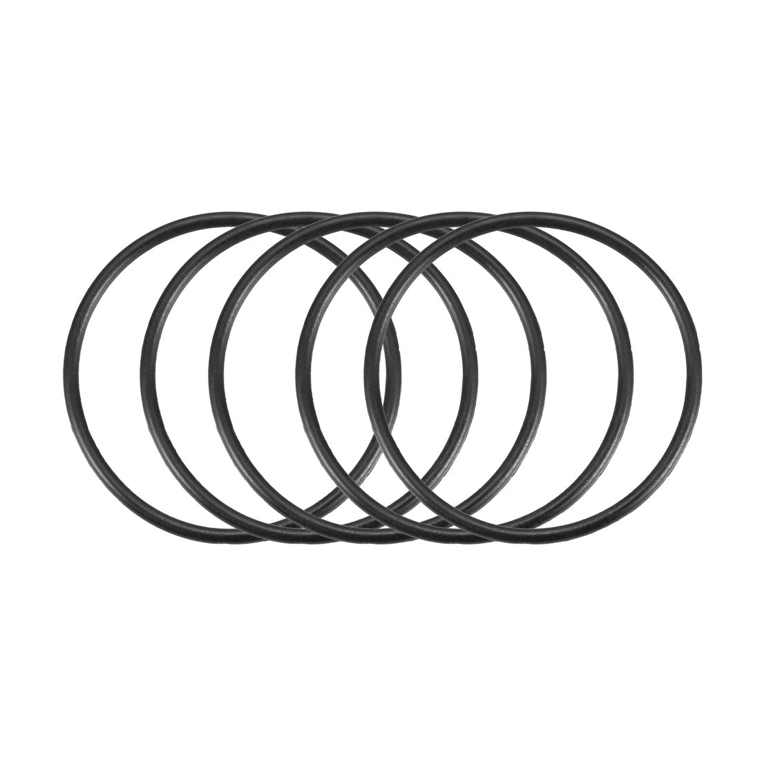 Harfington Nitrile Rubber O-Rings Metric Buna-N Sealing Gasket 100Pcs