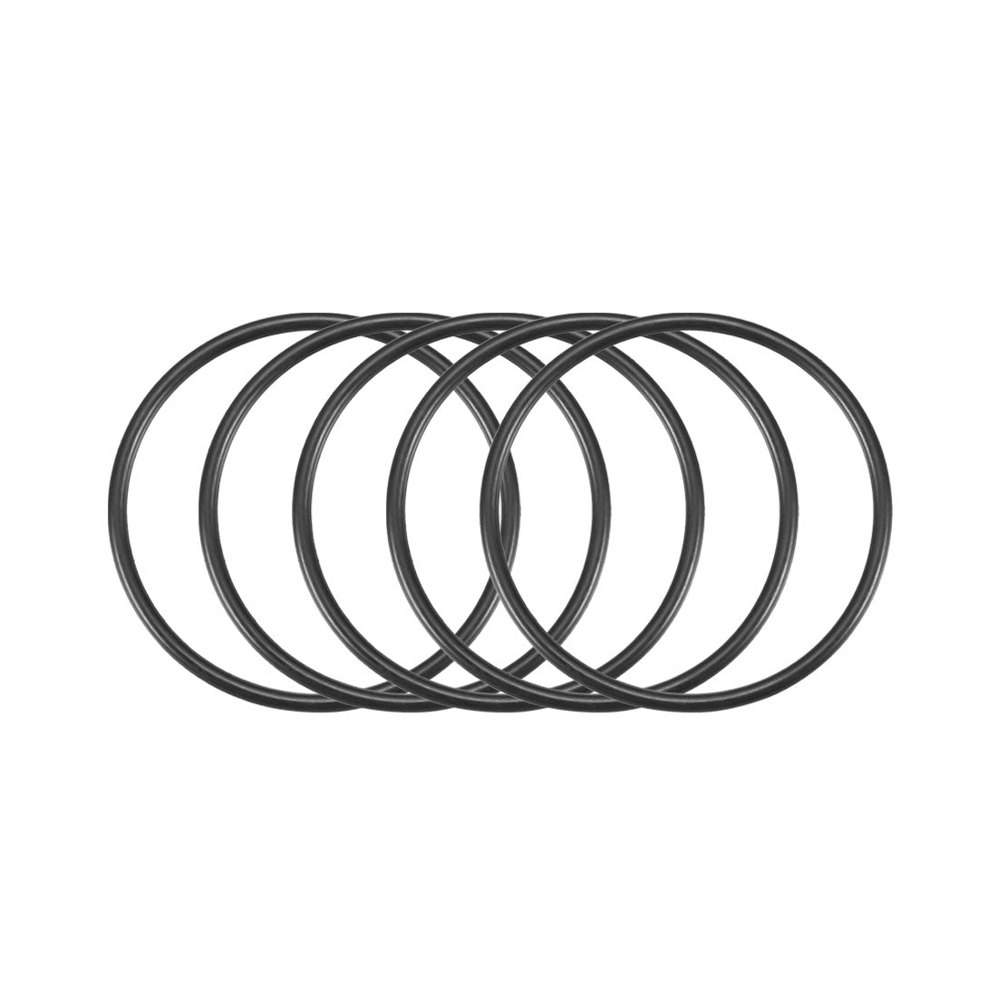 Harfington Nitrile Rubber O-Rings Metric Buna-N Sealing Gasket, 50Pcs