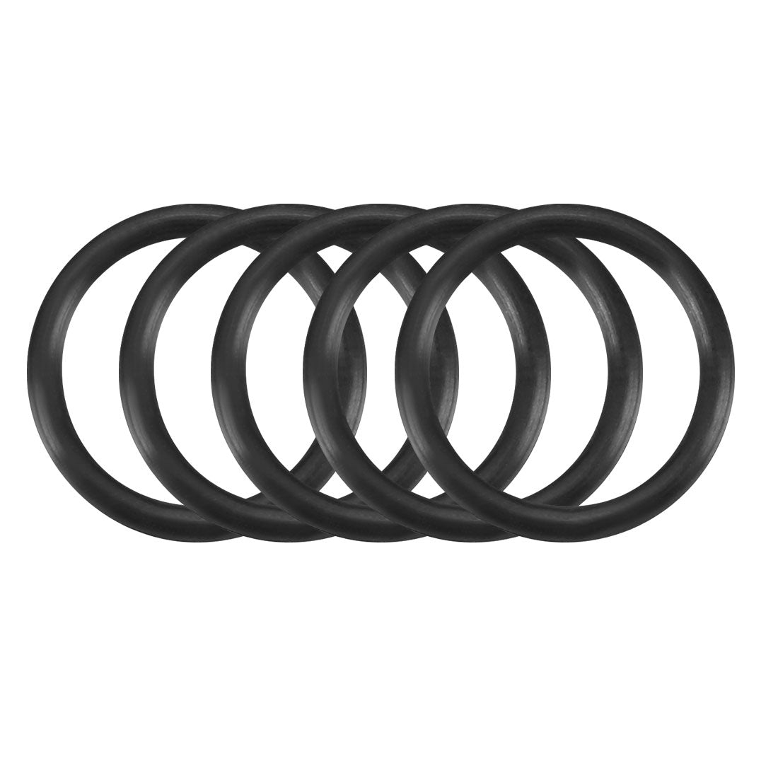 Harfington Nitrile Rubber O-Rings Metric Buna-N Sealing Gasket, 50Pcs