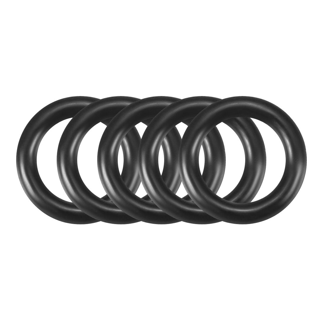 Harfington Nitrile Rubber O-Rings Metric Buna-N Sealing Gasket, 50Pcs