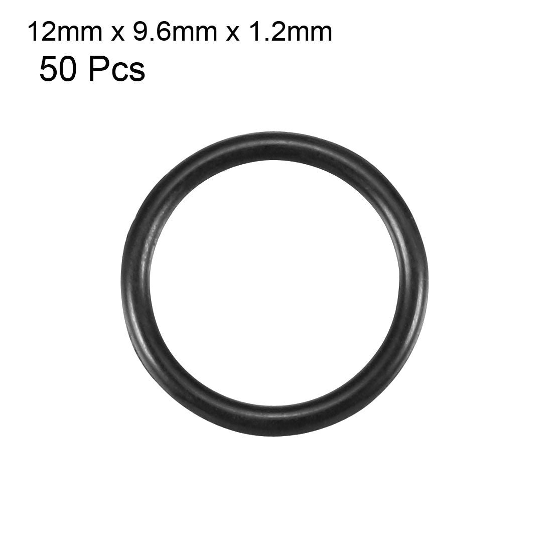 Harfington Nitrile Rubber O-Rings Metric Buna-N Sealing Gasket, 50Pcs