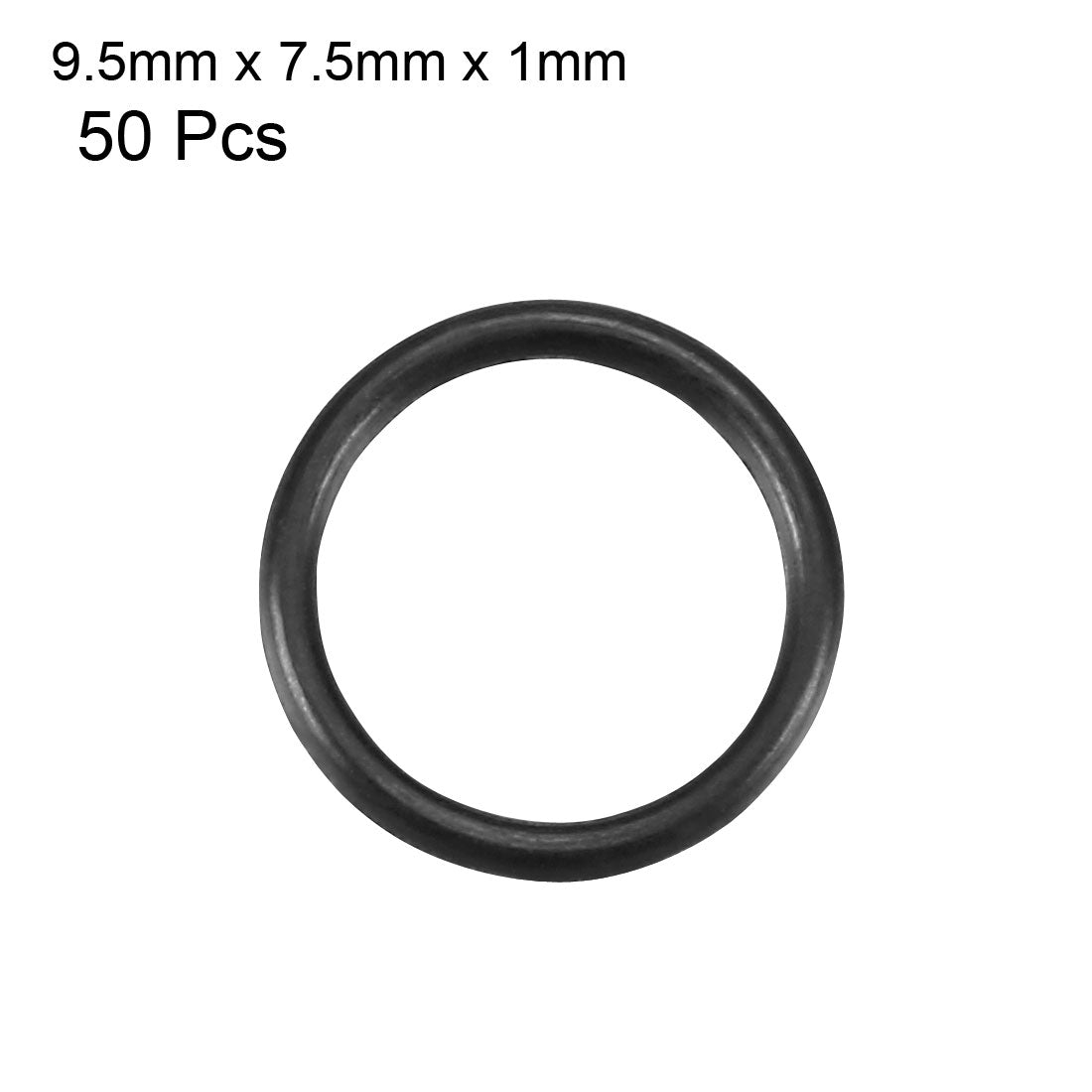 Harfington Nitrile Rubber O-Rings Metric Buna-N Sealing Gasket, 50Pcs