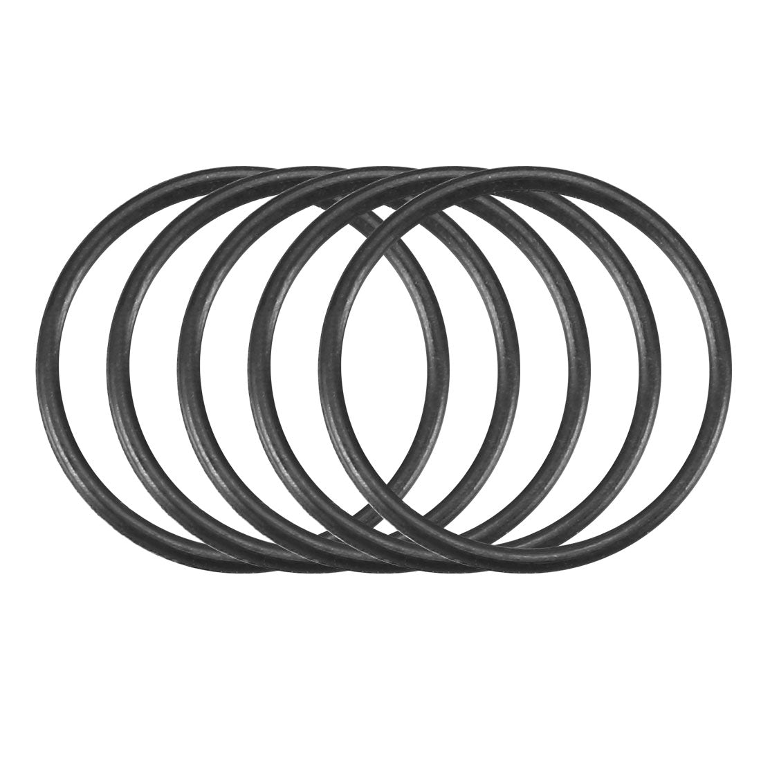 Harfington Nitrile Rubber O-Rings Metric Buna-N Sealing Gasket, 50Pcs