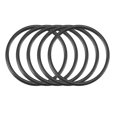 Harfington Nitrile Rubber O-Rings Metric Buna-N Sealing Gasket, 50Pcs