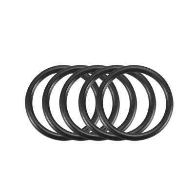Harfington Nitrile Rubber O-Rings Metric Buna-N Sealing Gasket 100Pcs