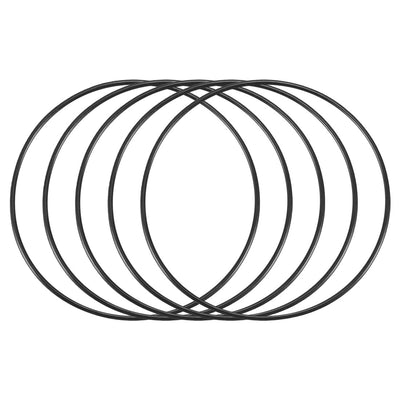 Harfington Nitrile Rubber O-Rings Metric Buna-N Sealing Gasket 100Pcs