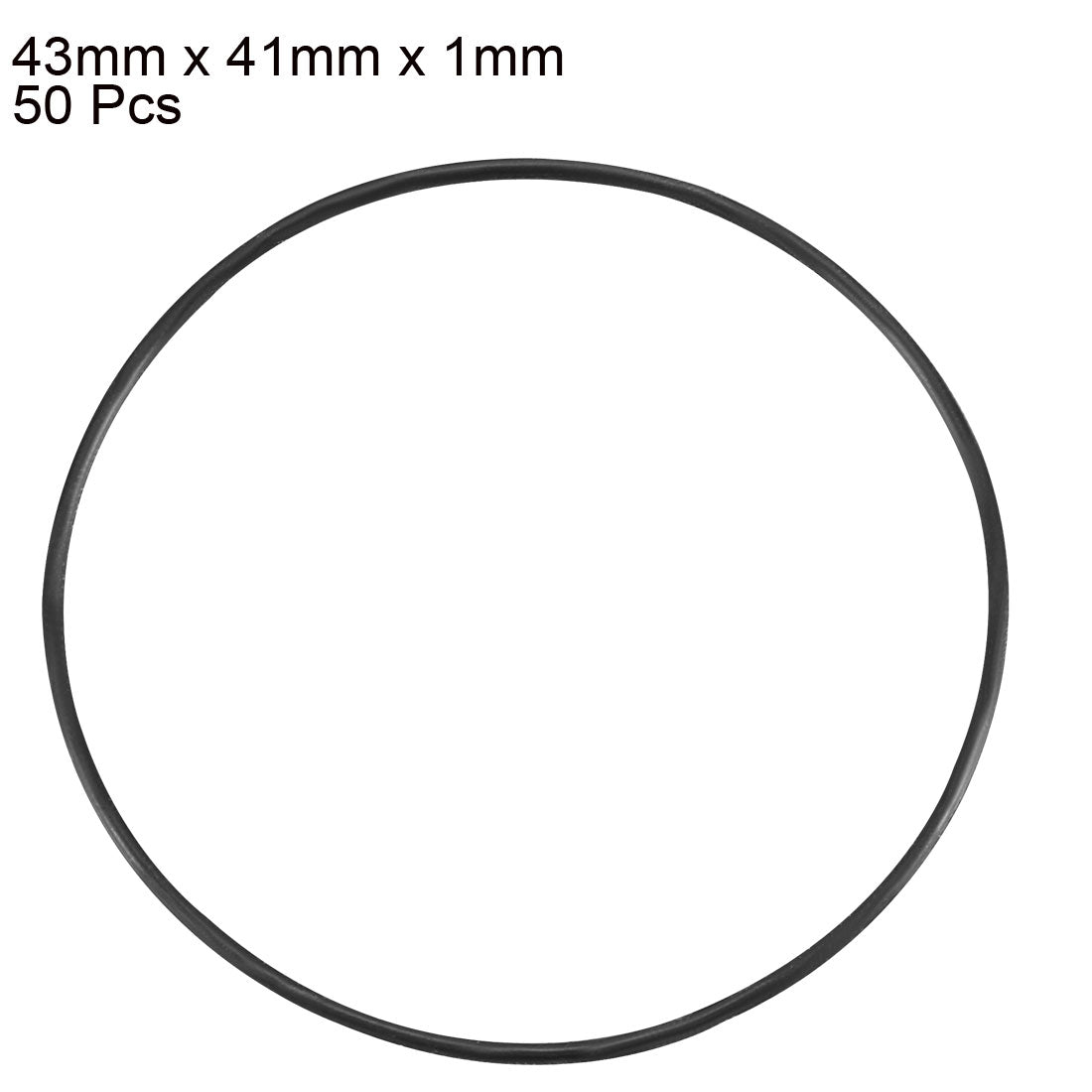 Harfington Nitrile Rubber O-Rings Metric Buna-N Sealing Gasket, 50Pcs