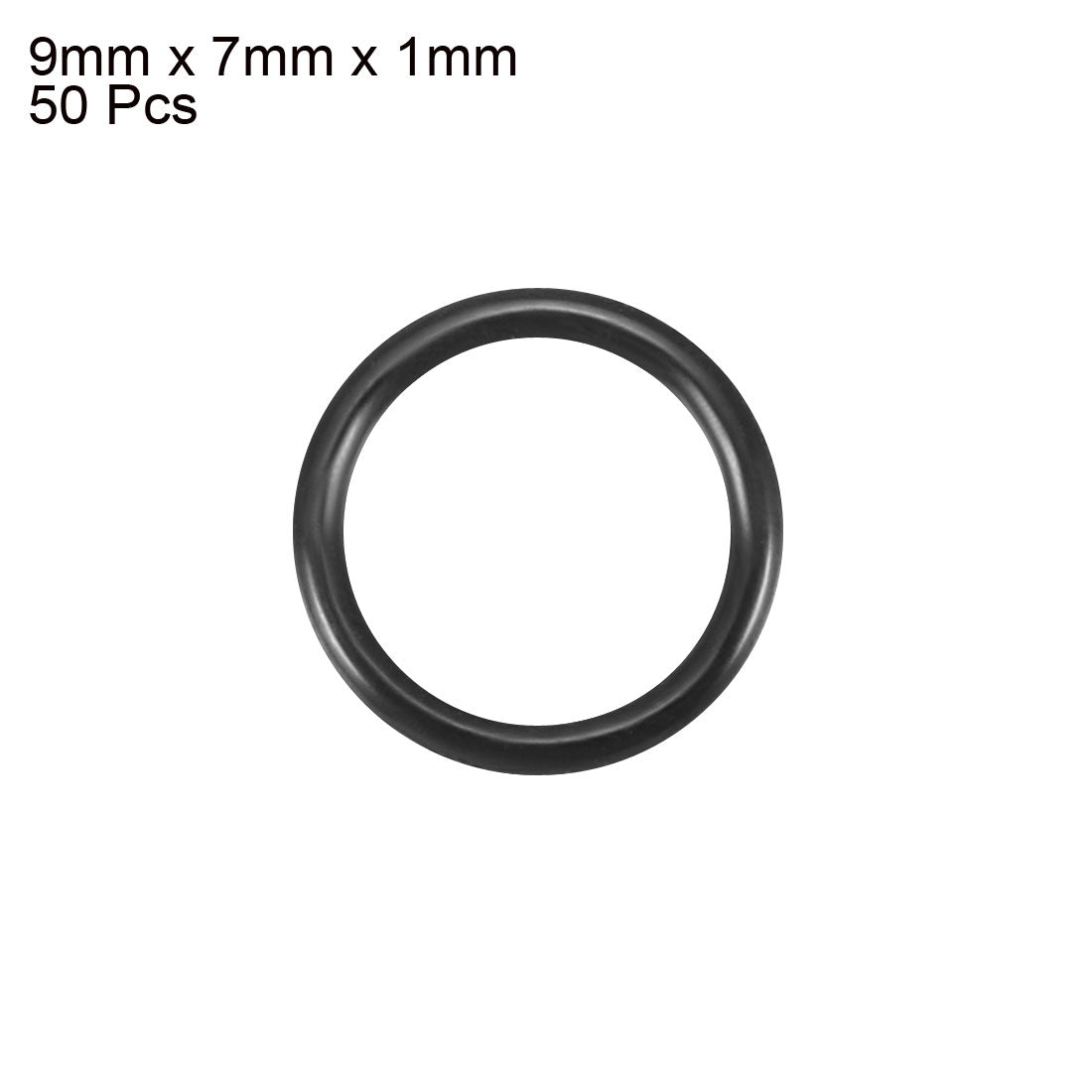 Harfington Nitrile Rubber O-Rings Metric Buna-N Sealing Gasket 50Pcs