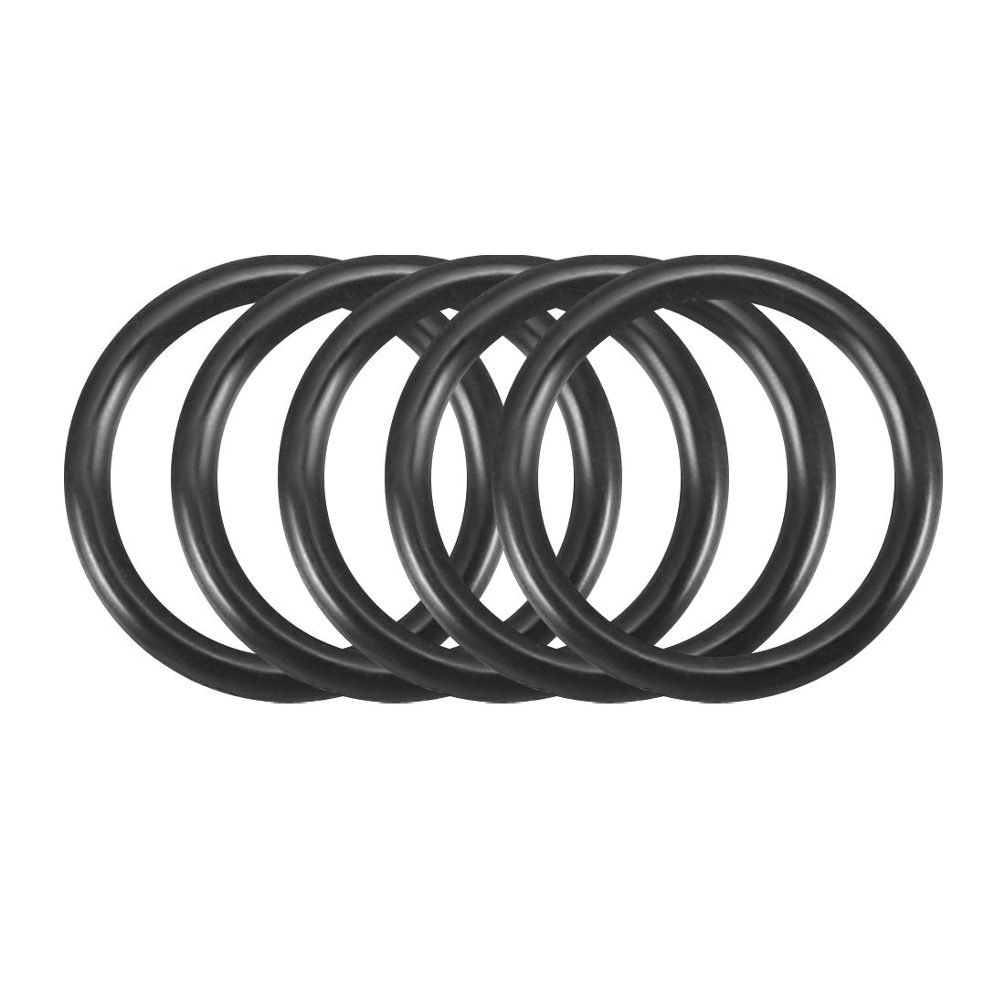 Harfington Nitrile Rubber O-Rings Metric Buna-N Sealing Gasket 50Pcs