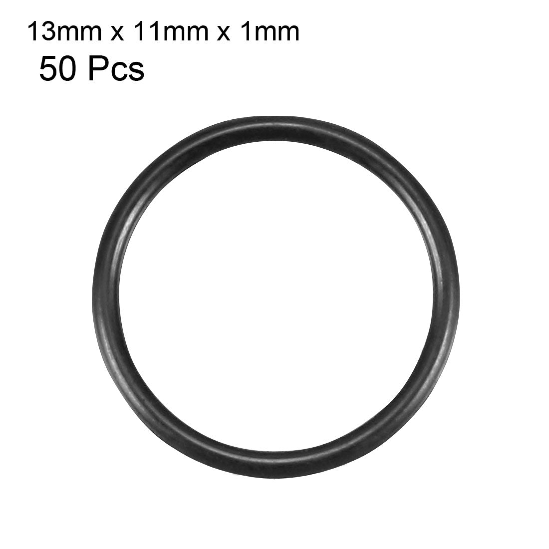 Harfington Nitrile Rubber O-Rings Metric Buna-N Sealing Gasket 50Pcs