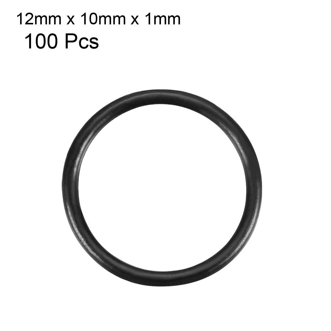 Harfington Nitrile Rubber O-Rings Metric Buna-N Sealing Gasket 100Pcs