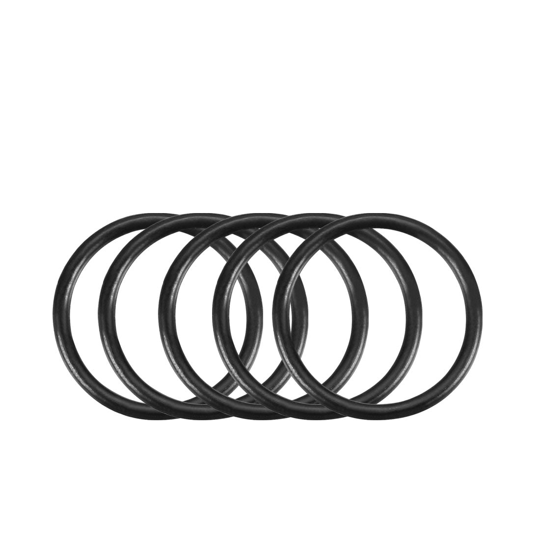 Harfington Nitrile Rubber O-Rings Metric Buna-N Sealing Gasket 100Pcs