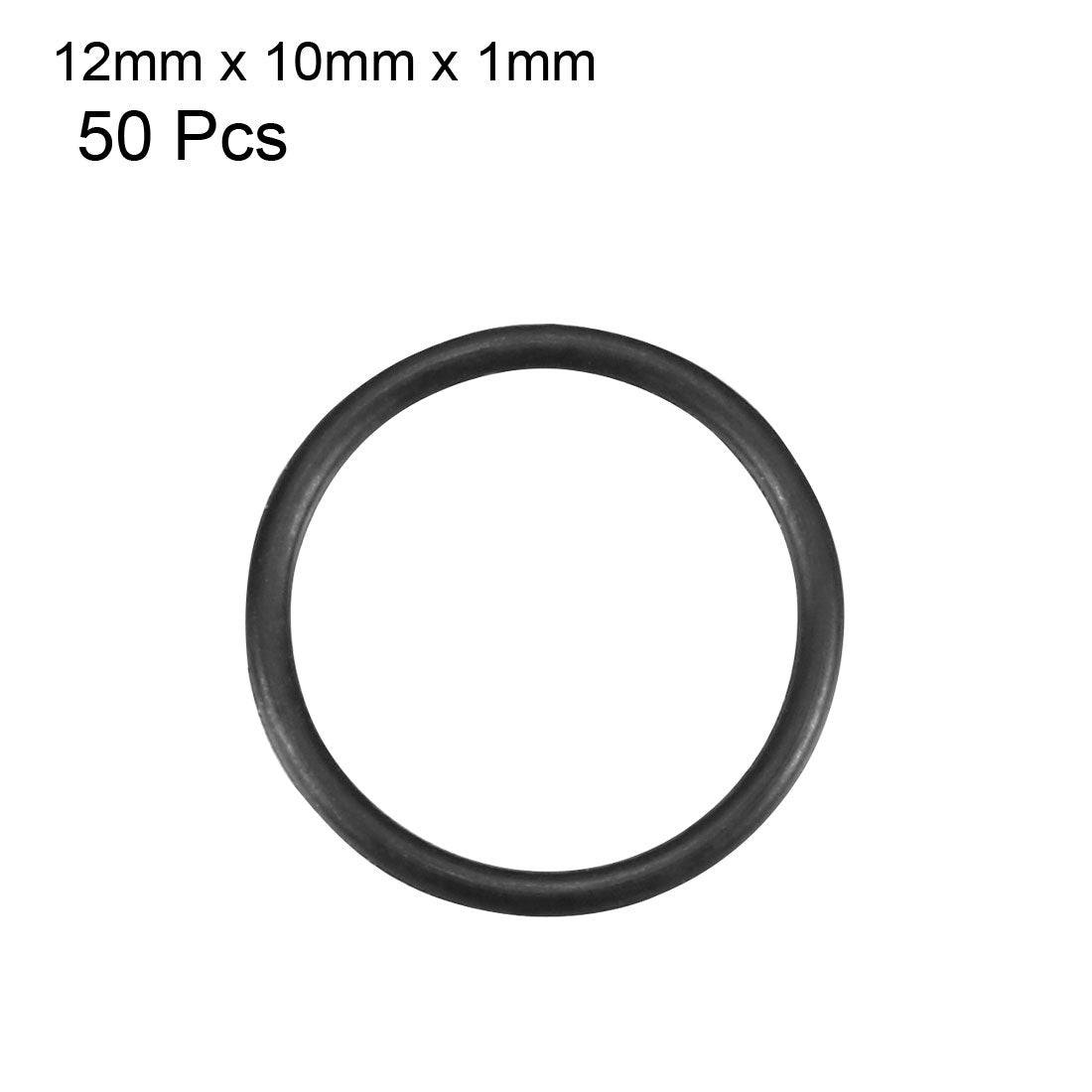 Harfington Nitrile Rubber O-Rings Metric Buna-N Sealing Gasket 50Pcs