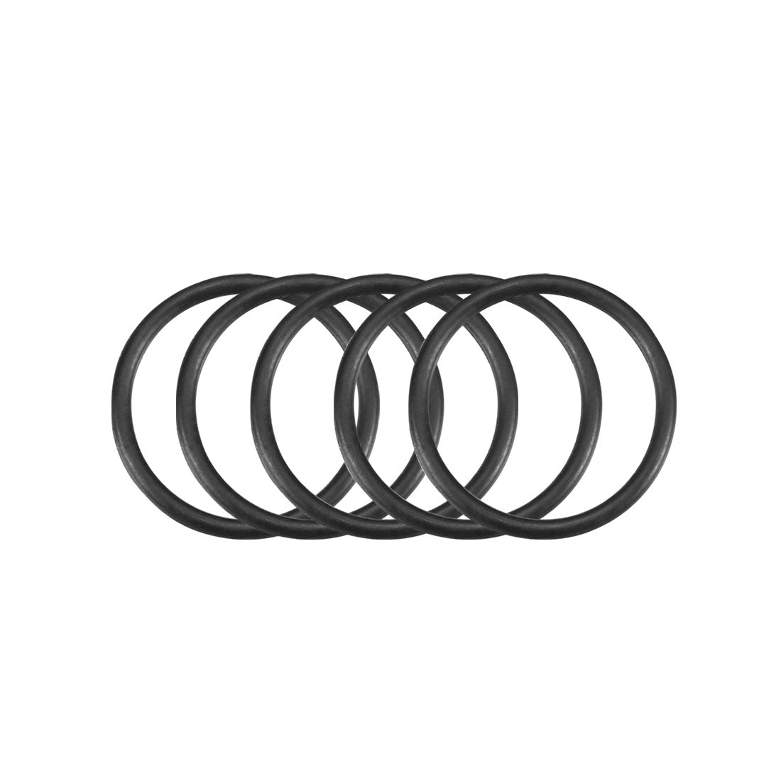 Harfington Nitrile Rubber O-Rings Metric Buna-N Sealing Gasket 50Pcs