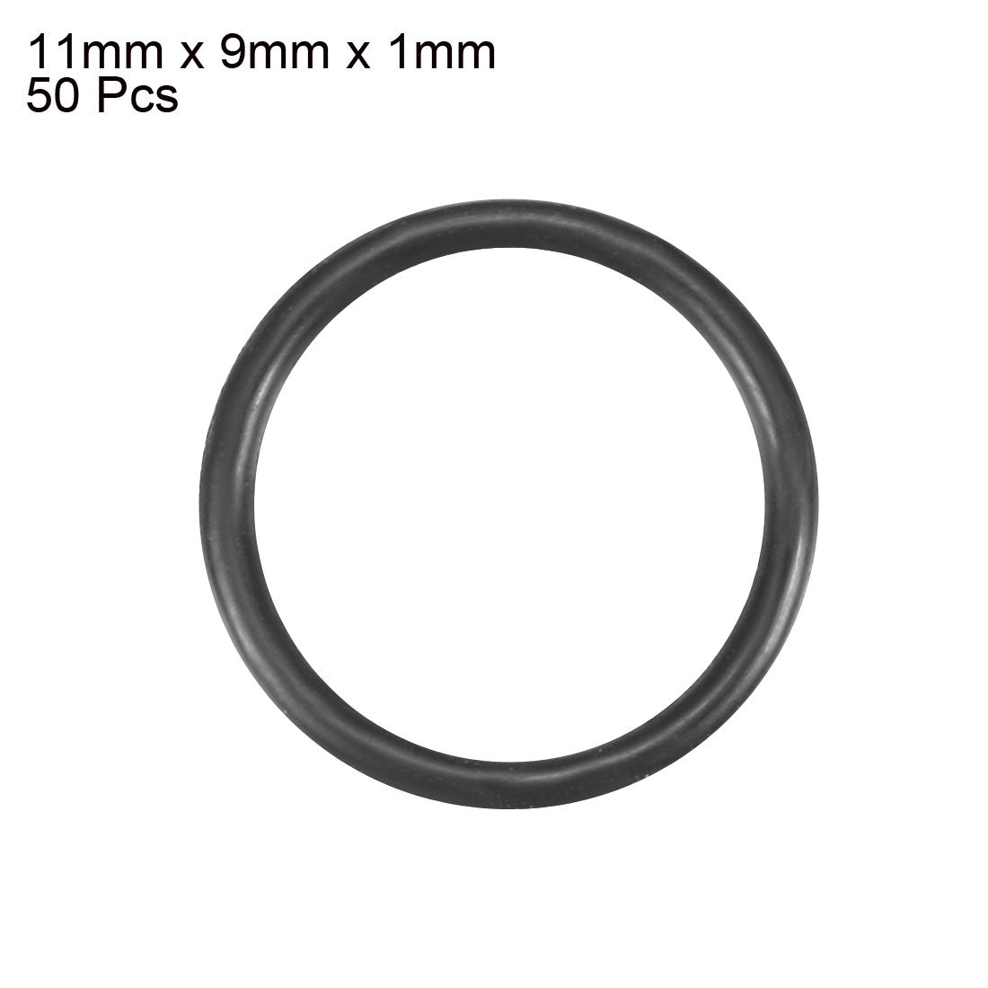 Harfington Nitrile Rubber O-Rings Metric Buna-N Sealing Gasket 50Pcs
