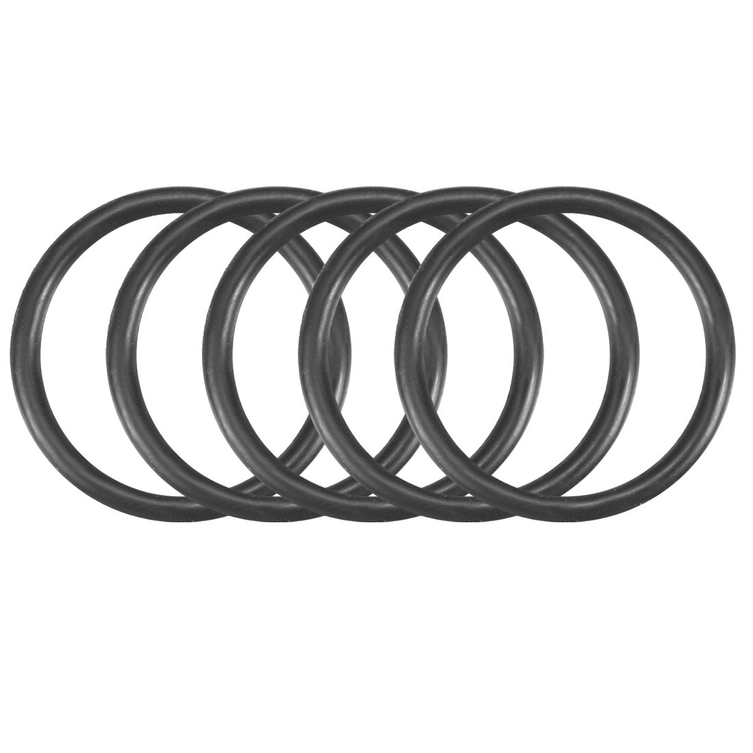Harfington Nitrile Rubber O-Rings Metric Buna-N Sealing Gasket 50Pcs