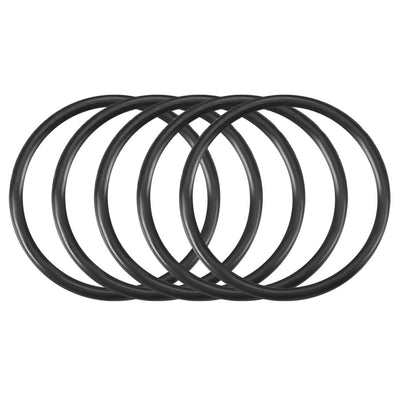 Harfington Nitrile Rubber O-Rings Metric Buna-N Sealing Gasket 50Pcs