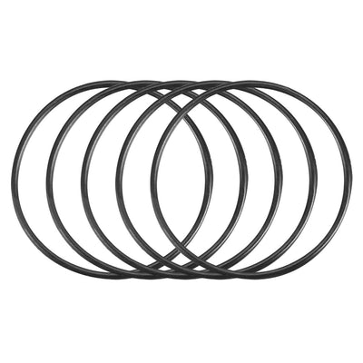 Harfington Nitrile Rubber O-Rings Metric Buna-N Sealing Gasket 100Pcs