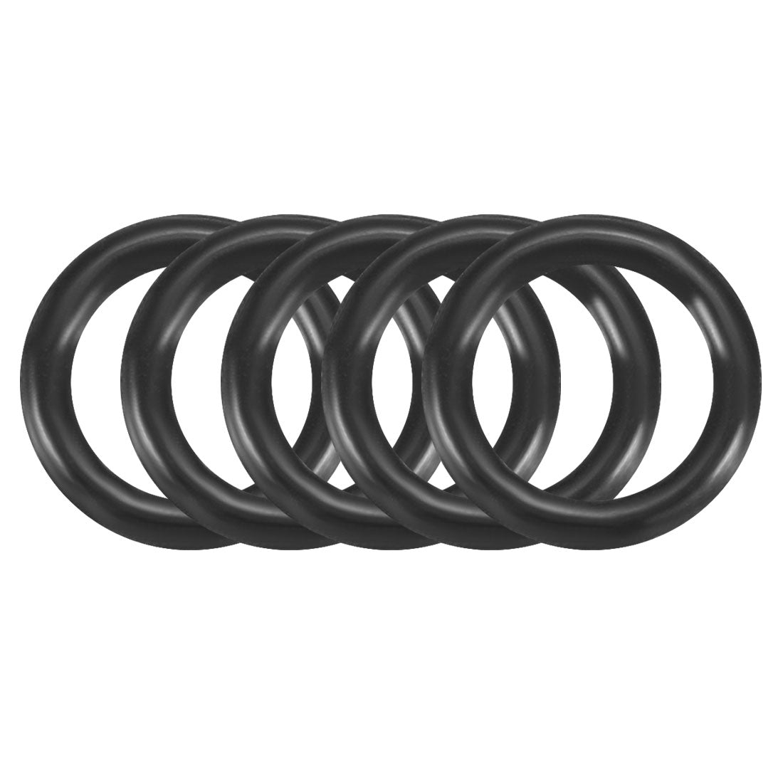 Harfington Nitrile Rubber O-Rings Metric Buna-N Sealing Gasket 50Pcs