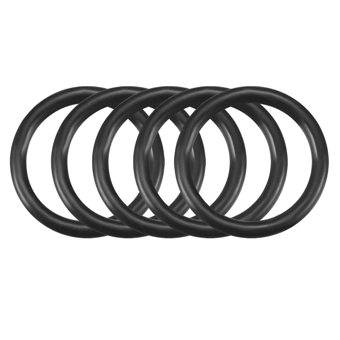 Harfington Nitrile Rubber O-Rings Metric Buna-N Sealing Gasket 50Pcs
