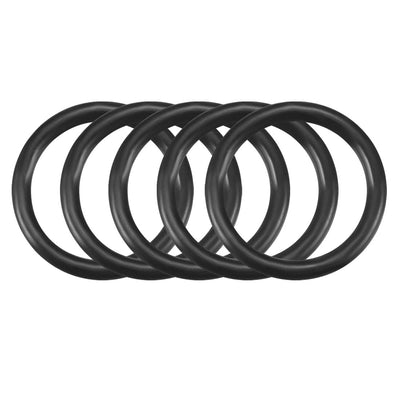 Harfington Nitrile Rubber O-Rings Metric Buna-N Sealing Gasket 50Pcs