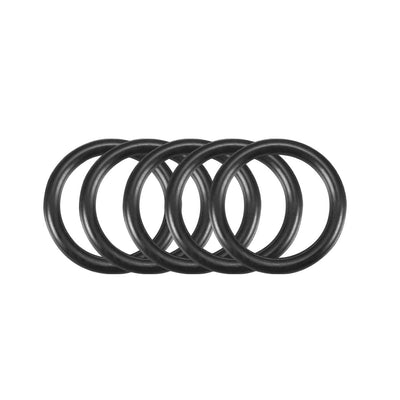 Harfington Nitrile Rubber O-Rings Metric Buna-N Sealing Gasket 50Pcs