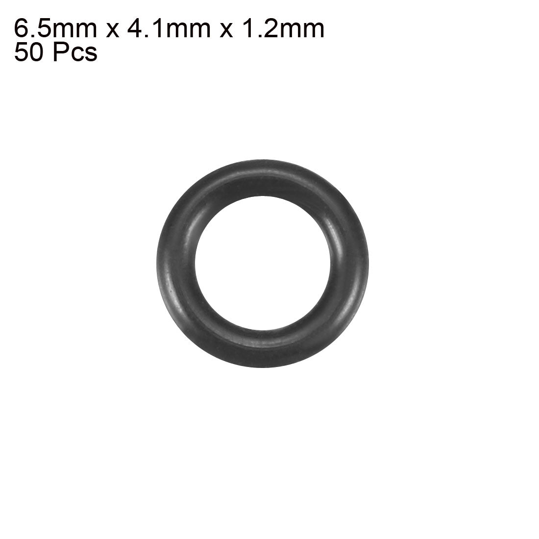Harfington Nitrile Rubber O-Rings Metric Buna-N Sealing Gasket 50Pcs
