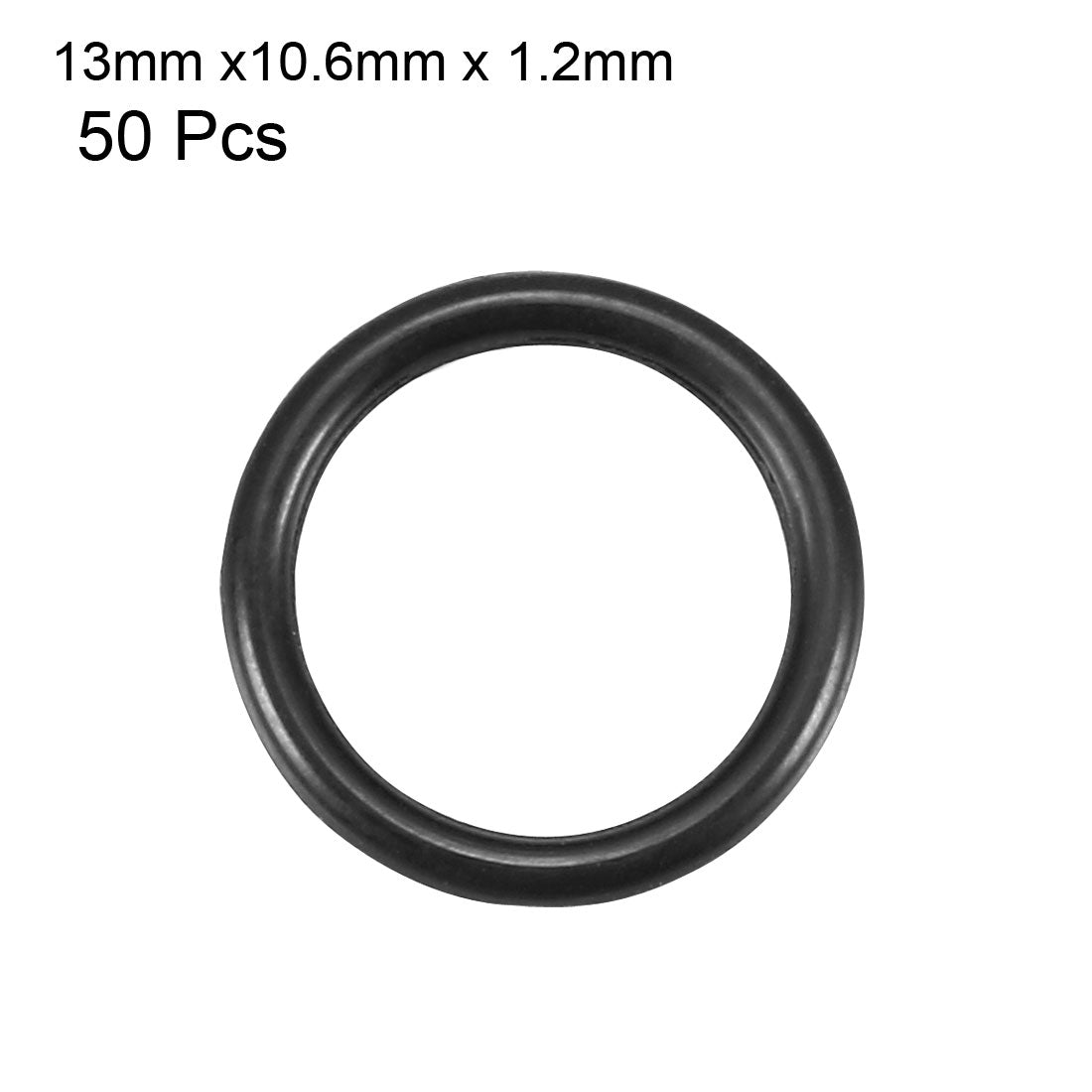 Harfington Nitrile Rubber O-Rings Metric Buna-N Sealing Gasket 50Pcs
