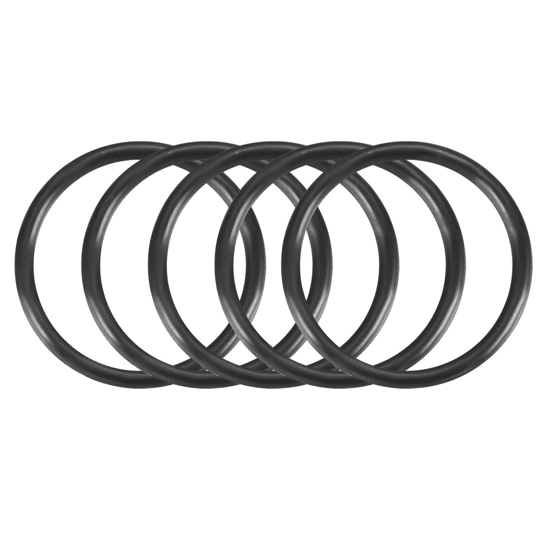 Harfington Nitrile Rubber O-Rings Metric Buna-N Sealing Gasket 50Pcs