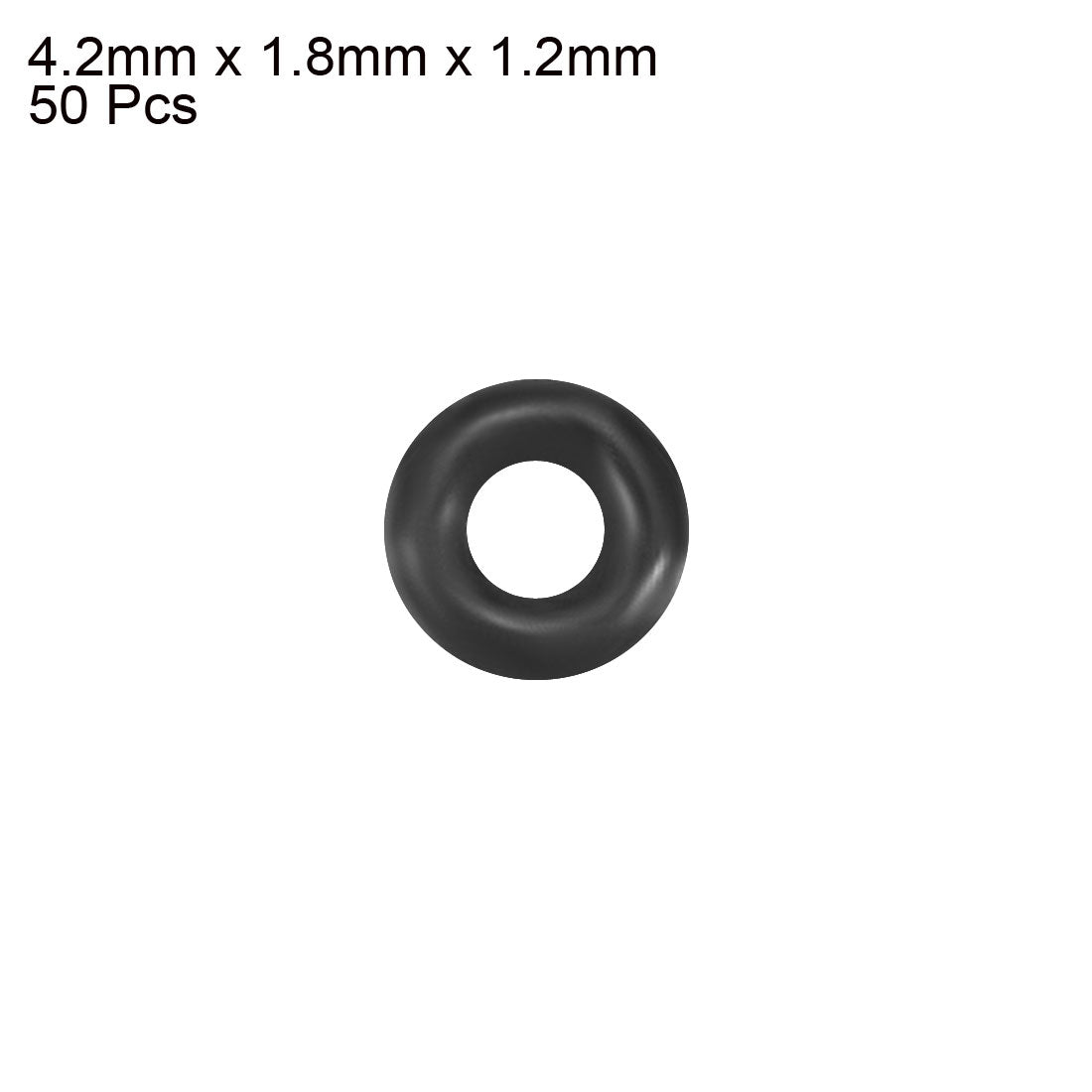 Harfington Nitrile Rubber O-Rings Metric Buna-N Sealing Gasket 50Pcs