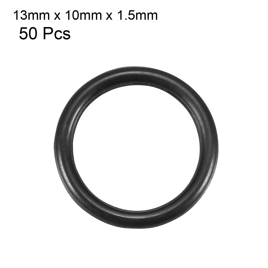 Harfington Nitrile Rubber O-Rings Metric Buna-N Sealing Gasket 50Pcs