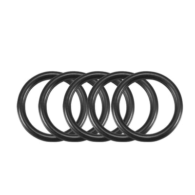 Harfington Nitrile Rubber O-Rings Metric Buna-N Sealing Gasket 50Pcs