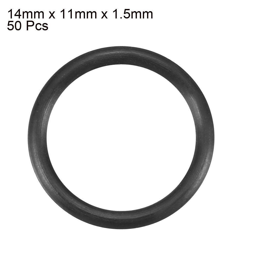 Harfington Nitrile Rubber O-Rings, Metric Nitrile Rubber Sealing Gasket, Pack of 50