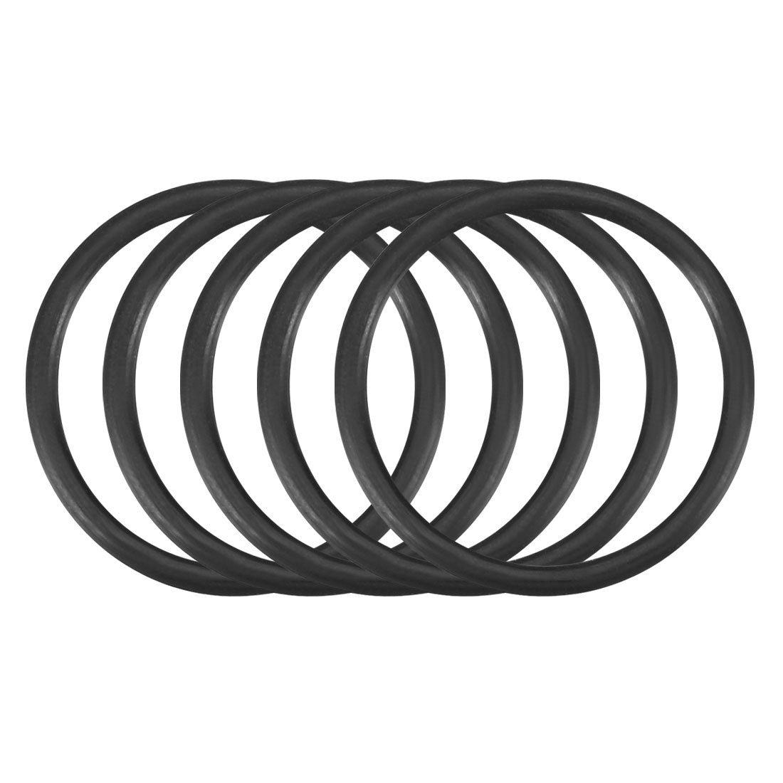 Harfington Nitrile Rubber O-Rings, Metric Nitrile Rubber Sealing Gasket, Pack of 50