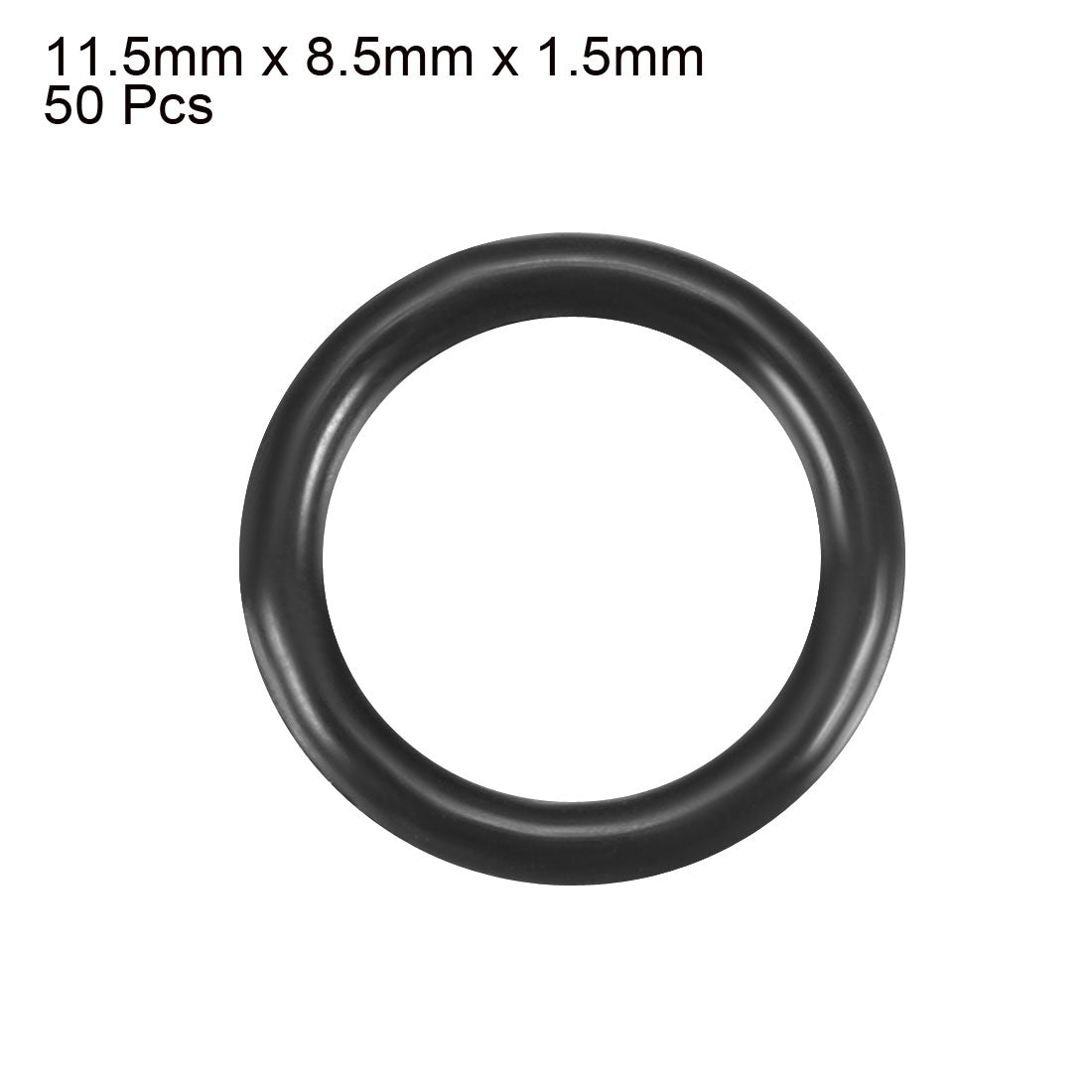 Harfington Nitrile Rubber O-Rings, Metric Nitrile Rubber Sealing Gasket, Pack of 50