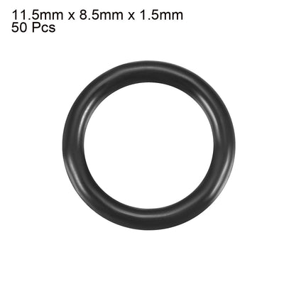 Harfington Nitrile Rubber O-Rings, Metric Nitrile Rubber Sealing Gasket, Pack of 50