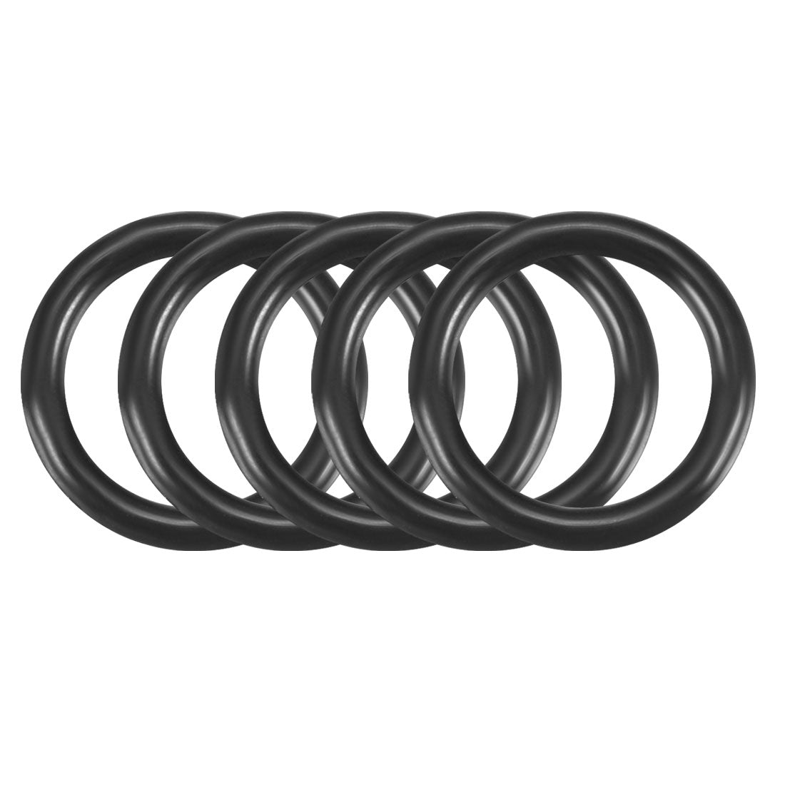 Harfington Nitrile Rubber O-Rings, Metric Nitrile Rubber Sealing Gasket, Pack of 50