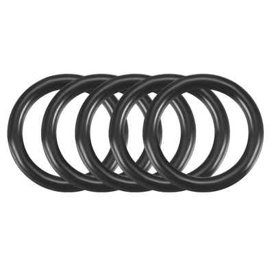 Harfington Nitrile Rubber O-Rings, Metric Nitrile Rubber Sealing Gasket, Pack of 50