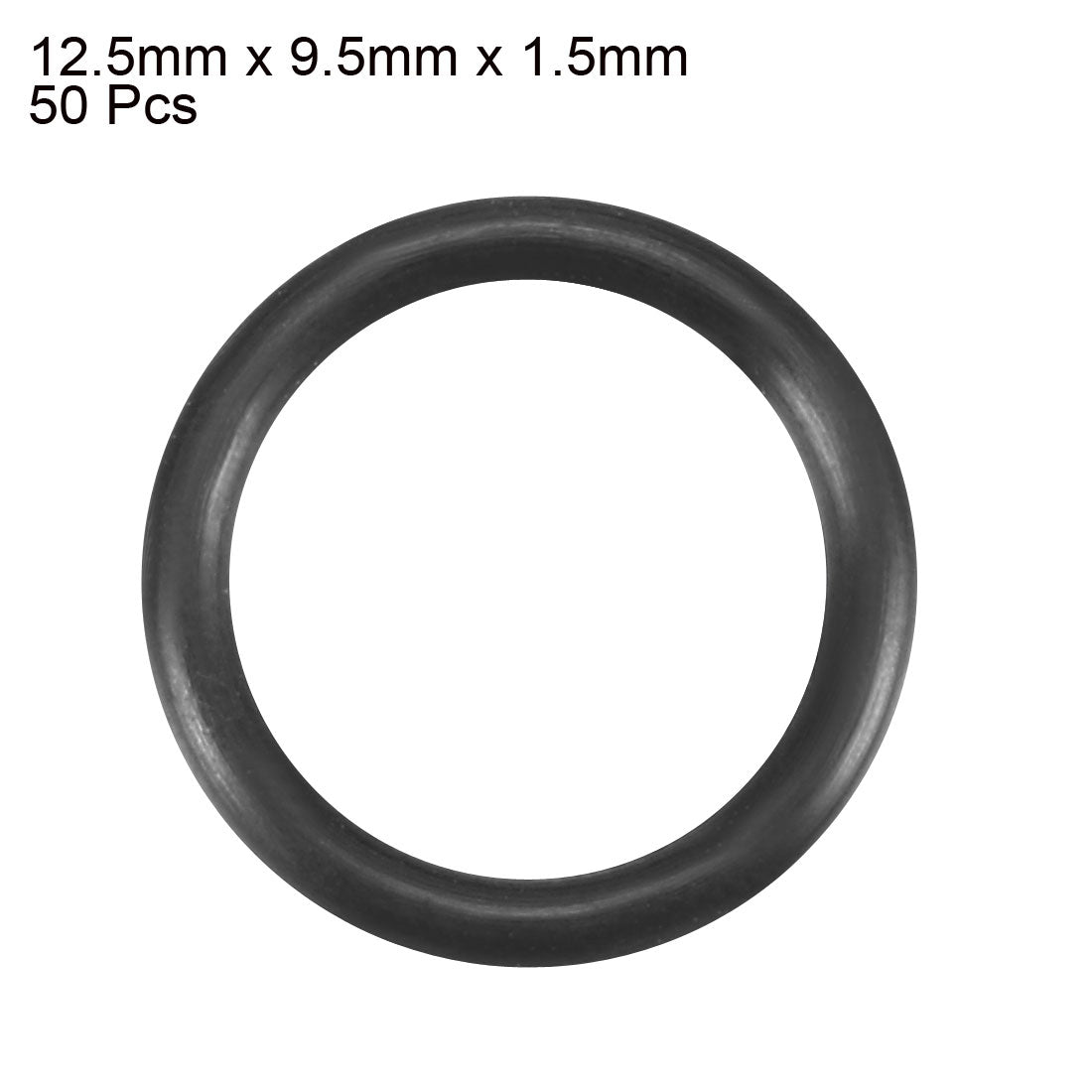 Harfington Nitrile Rubber O-Rings, Metric Nitrile Rubber Sealing Gasket, Pack of 50
